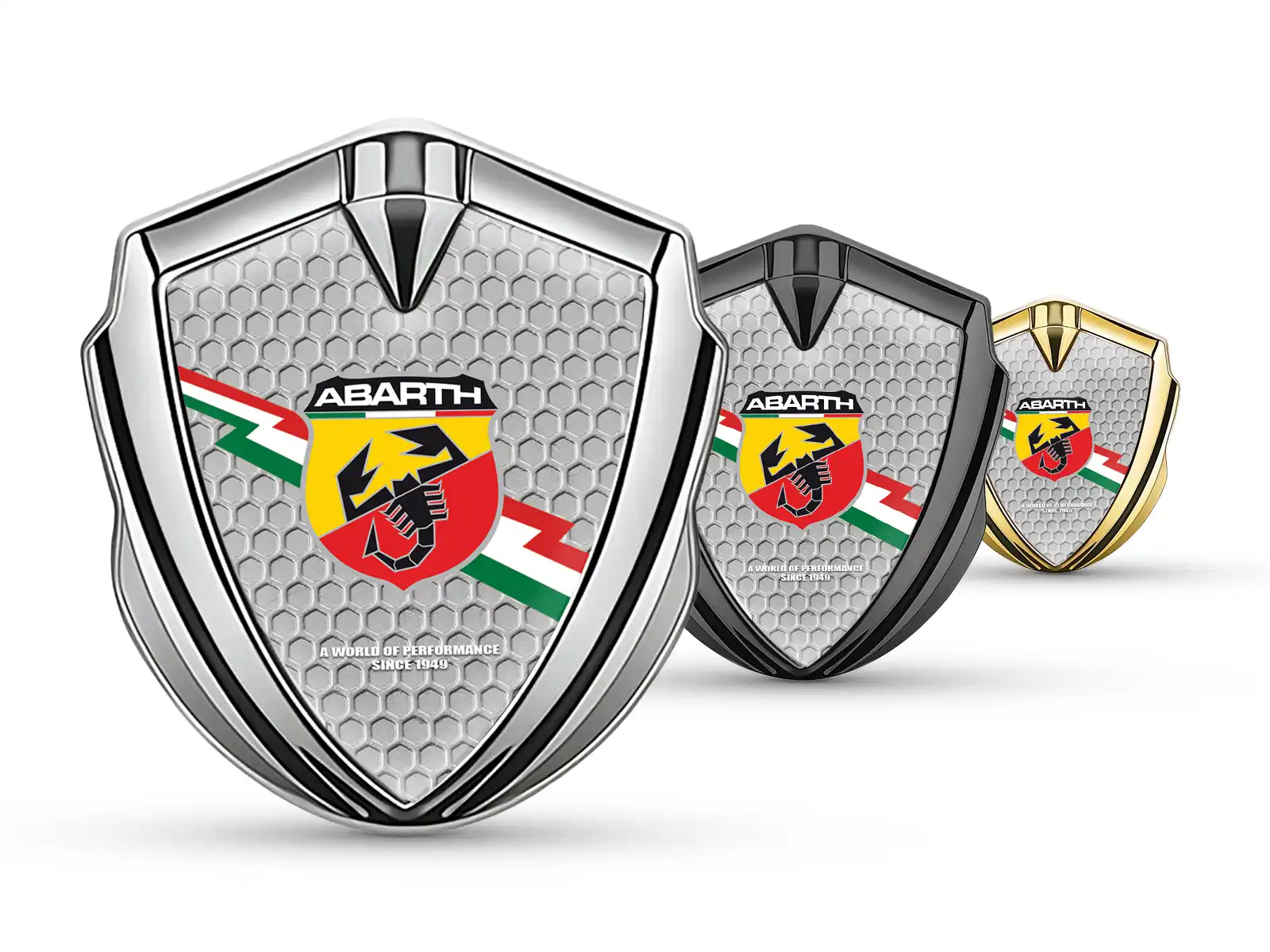 Fiat Abarth Emblem Fender Abzeichen Limitierte Edition Premium
